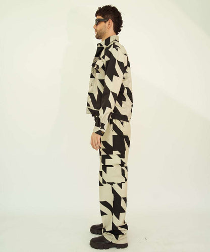 Classic Jacket in Houndstooth